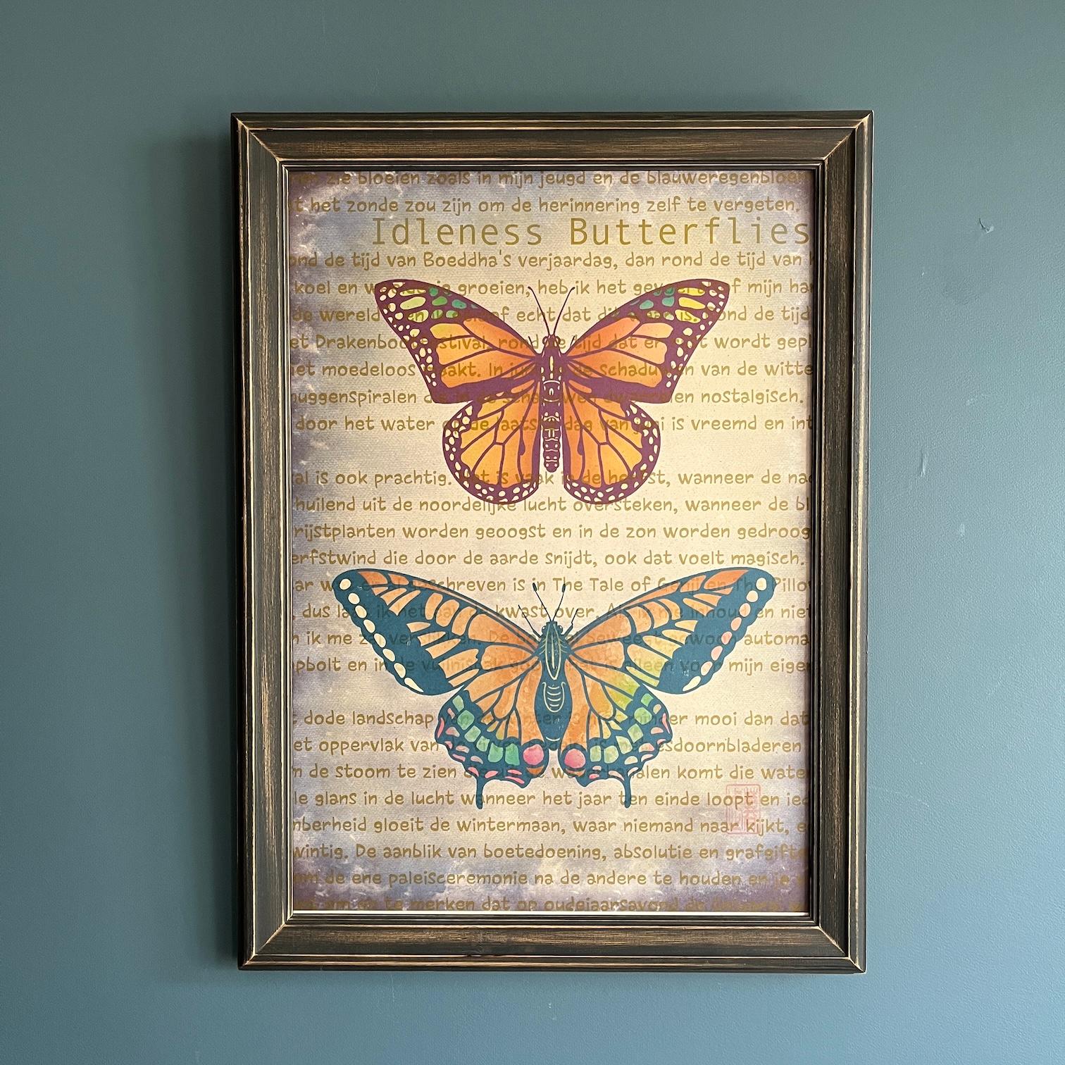Idleness Butterflies(怠惰の蝶)　デザインアート